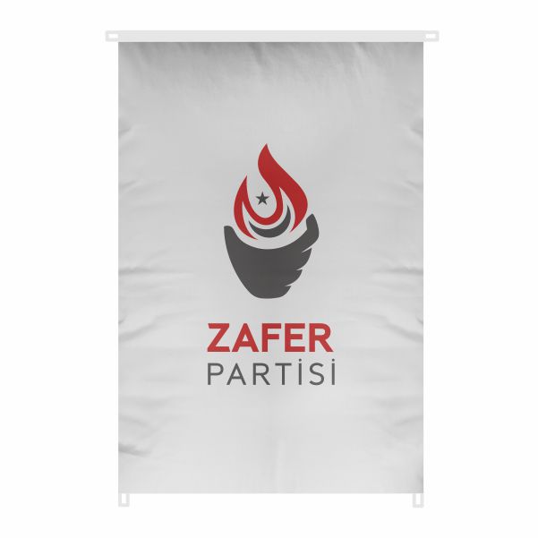 Zafer Partisi Bina Boyu Bayraklar